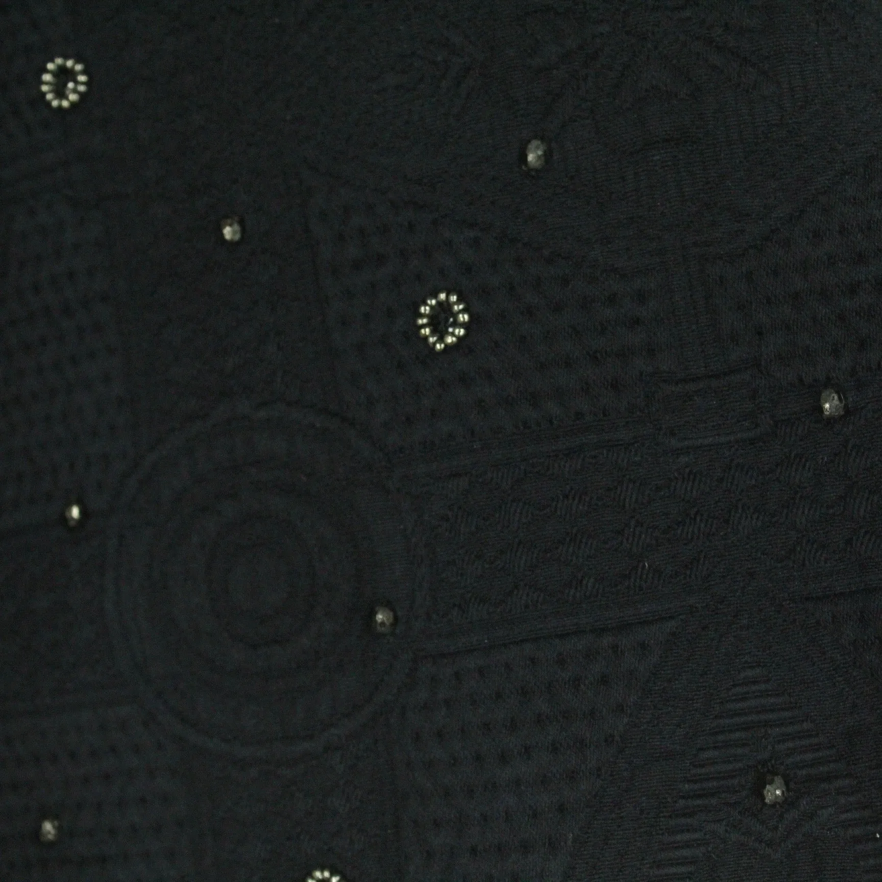 Second Hand ZARA Rock Gr. L blau gemustert mit Applikationen Minirock (*)